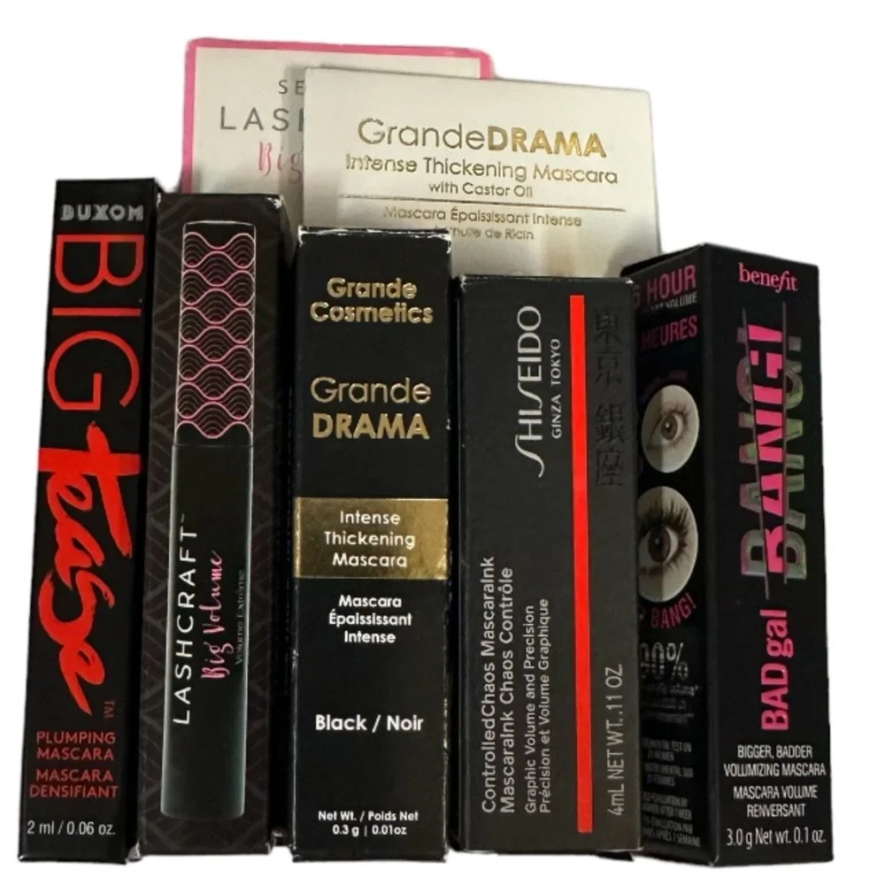 Shiseido | Grande Drama | Sephora | Benefits | Buxom | Mini | Mascara Bundle NIB